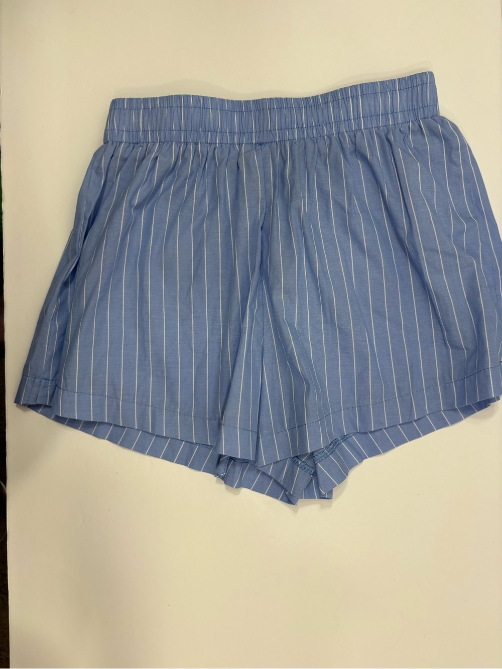 Princess Polly Blue Pinstripe Shorts